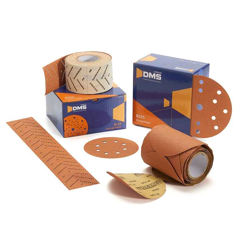 Oranžni brusni papir