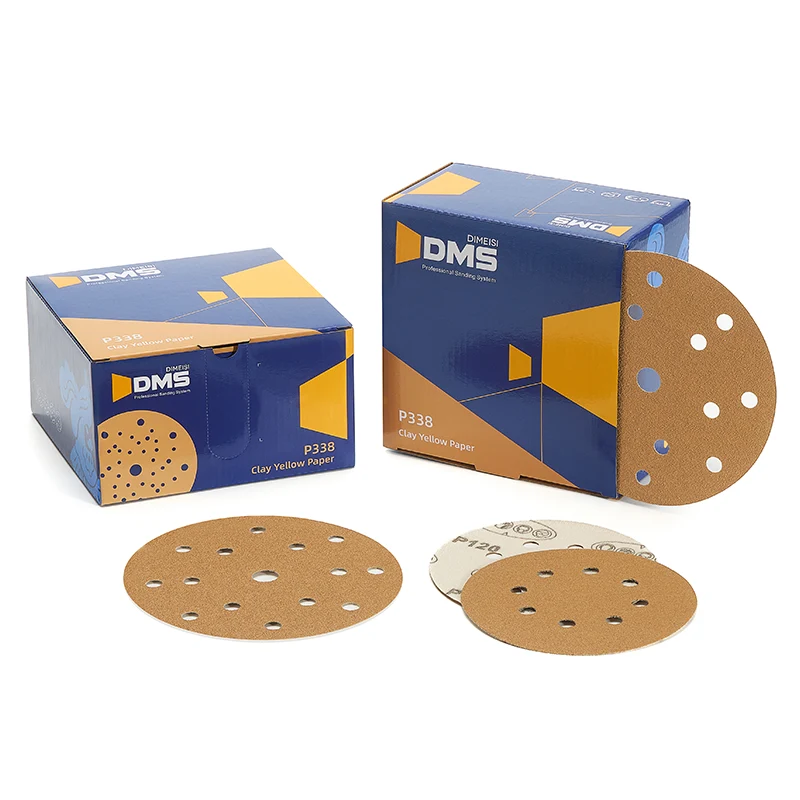 Glineni rumeni brusni papir